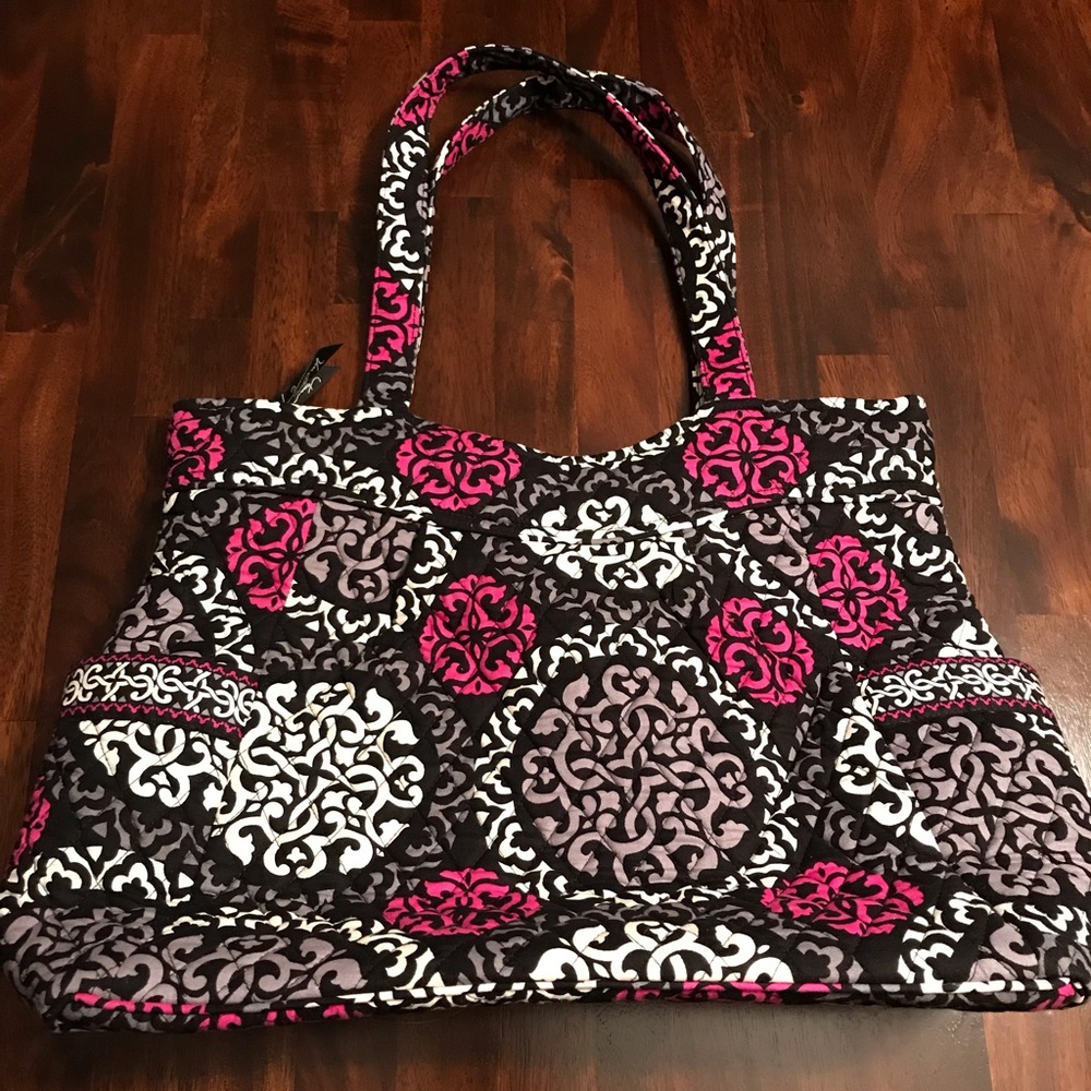 Vera Bradley Large Pleated Tote, Used Once